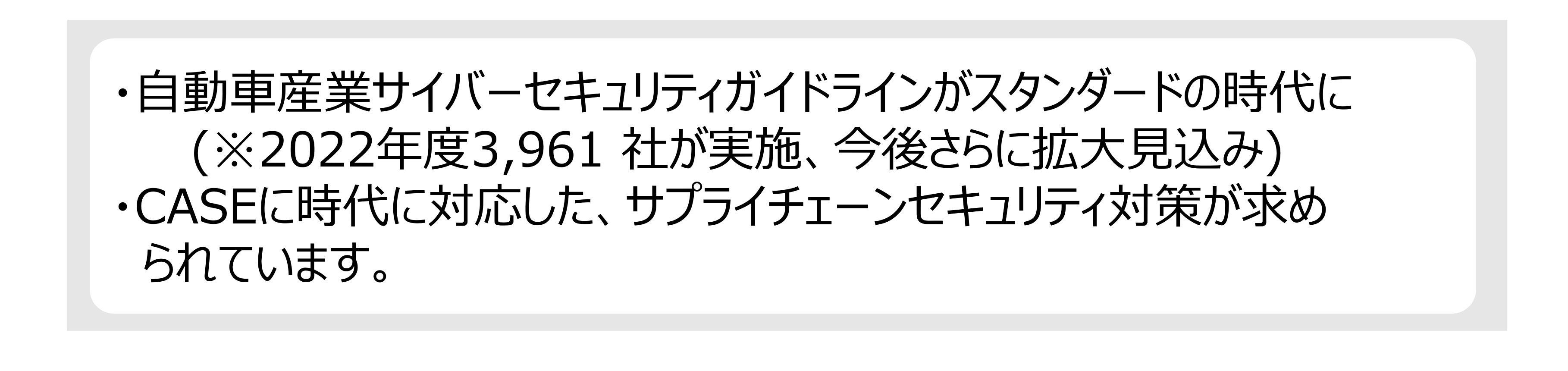 サプライチェーンセキュリティ対策の重要性